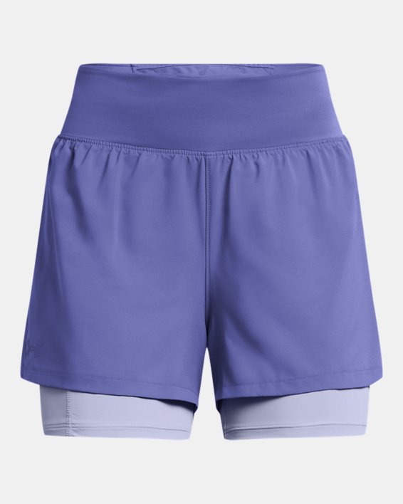 UA Run Stamina 2-in-1-Shorts für Damen, Purple, pdpMainDesktop image number 5